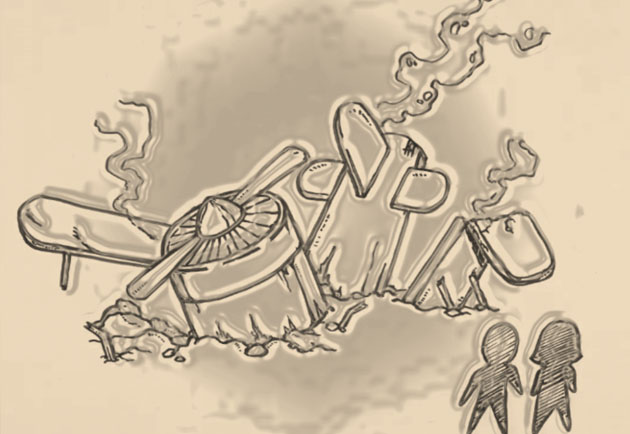 Local girl, rushes to plane crash site, 1950