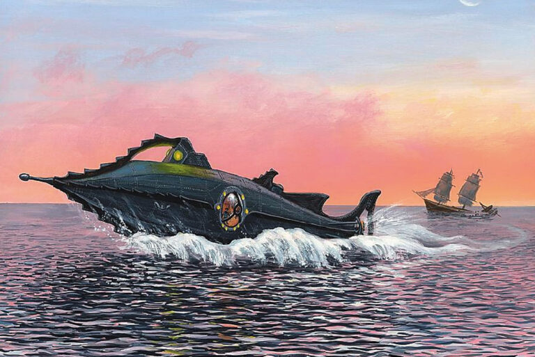 Submarine visits New Bern, sort of