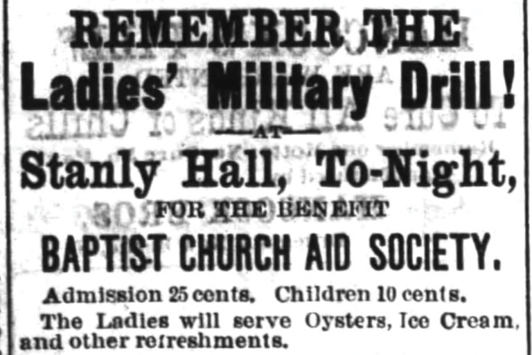 This Month in New Bern History