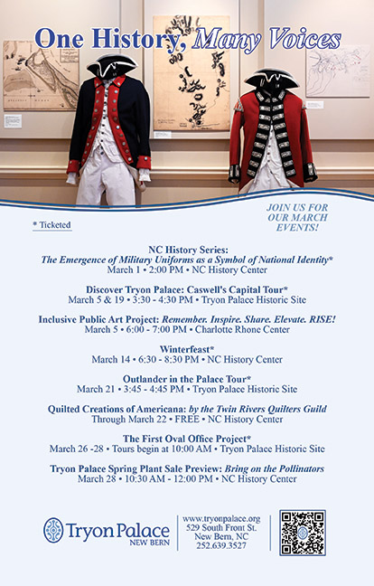 Tryon Palace March Events