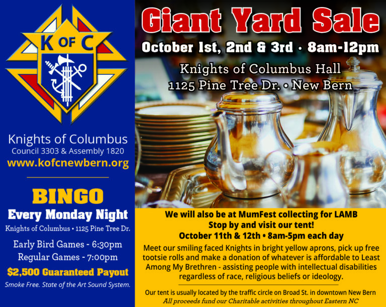 Knights of Columbus Yard Sale