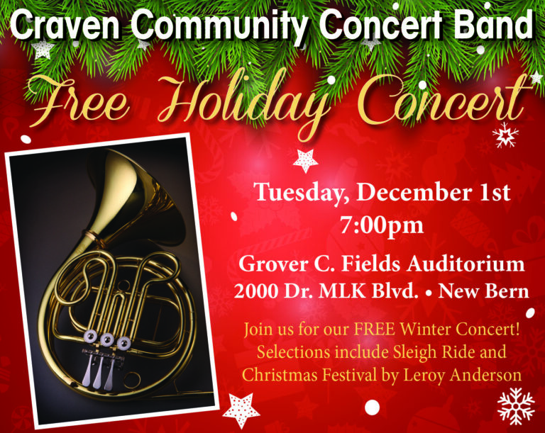Craven Community Concert Band Free Holiday Concert