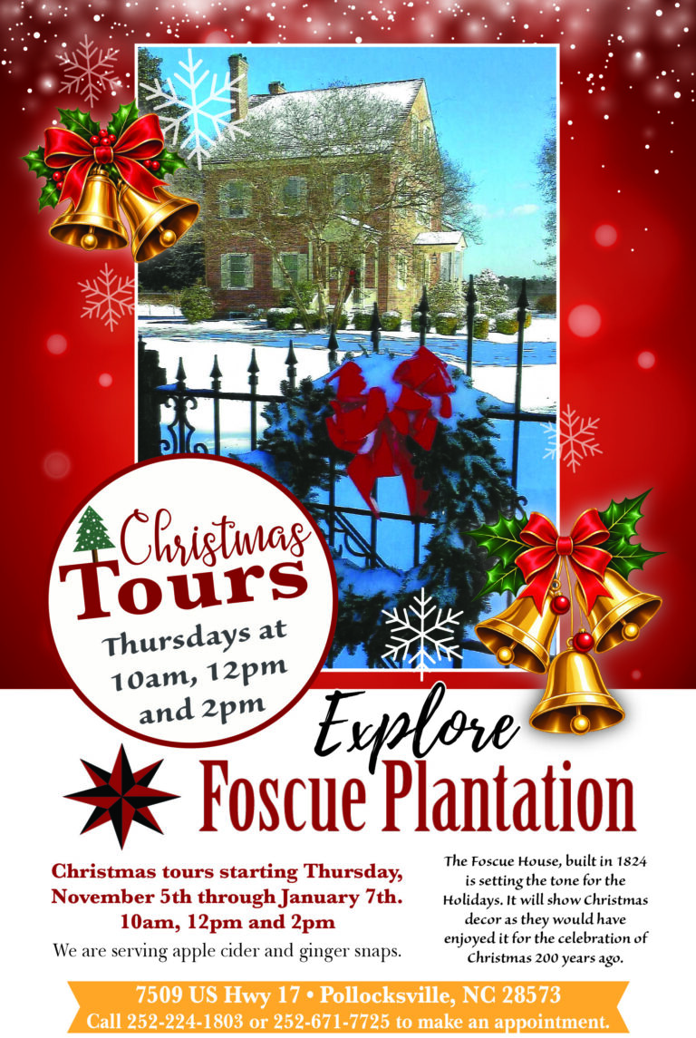 Foscue Plantation Christmas Tours